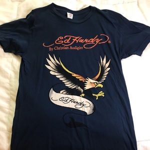 Dark blue Medium Ed Hardy T-shirt.